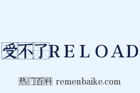 受不了RELOAD是什么意思的图片